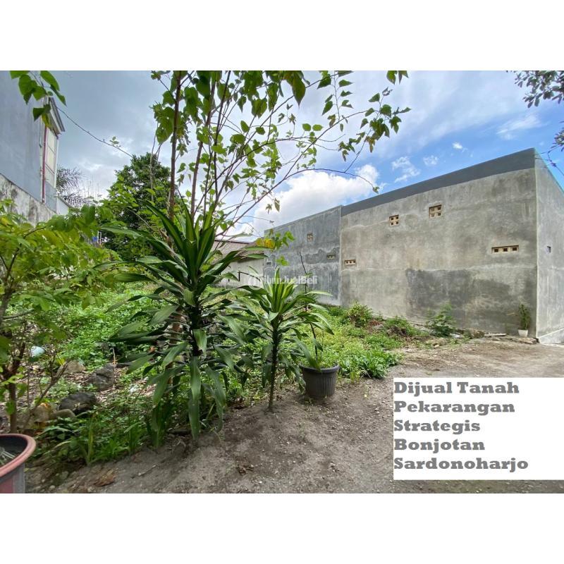 Jual Tanah Pekarangan Luas 344 m2 SHM Lengkap Strategis di Bonjotan Sardonoharjo - Sleman