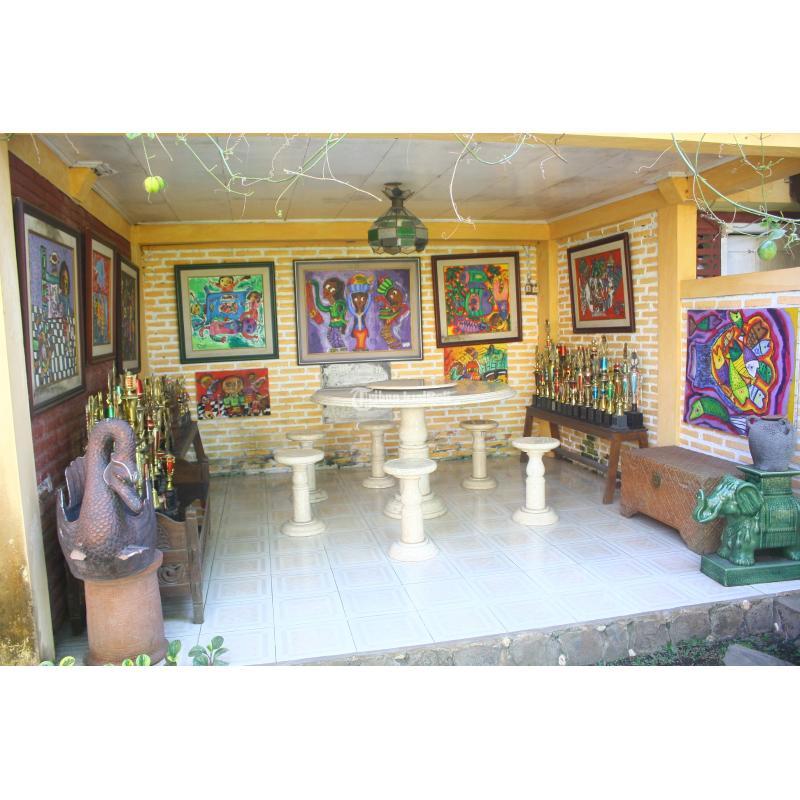 Dijual Villa Etnik Jawa Luas 1031 m2 Bekas Siap Huni Dekat HEHA Forest Kaliurang - Sleman