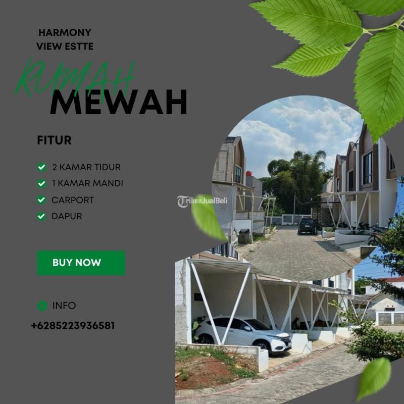 Dijual Rumah Asri Bernuansa Villa Cocok untuk Staycation Keluarga 2KT 1KM - Bandung