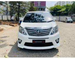 Mobil Toyota Alphard Sx 2,4 Tahun 2013 Bekas AT Premium Sound - Jakarta Selatan