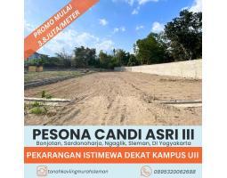 Dijual Tanah Kavling Istimewa di Selatan Fakultas Hukum UII Jakal LT120 m2 SHM - Sleman 