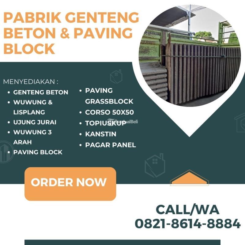 Promo Genteng Beton Atap Rumah, Pengiriman Aman - Malang