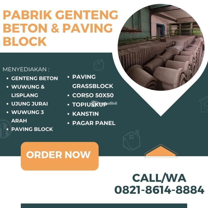 Promo Genteng Beton Atap Rumah, Pengiriman Aman - Malang