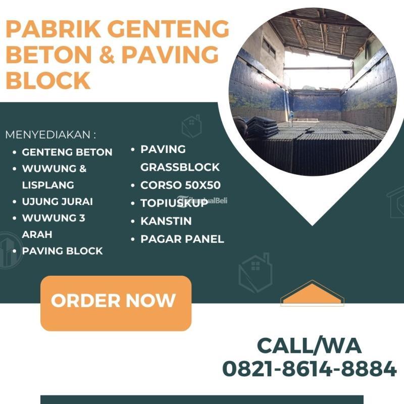Promo Genteng Beton Atap Rumah, Pengiriman Aman - Malang