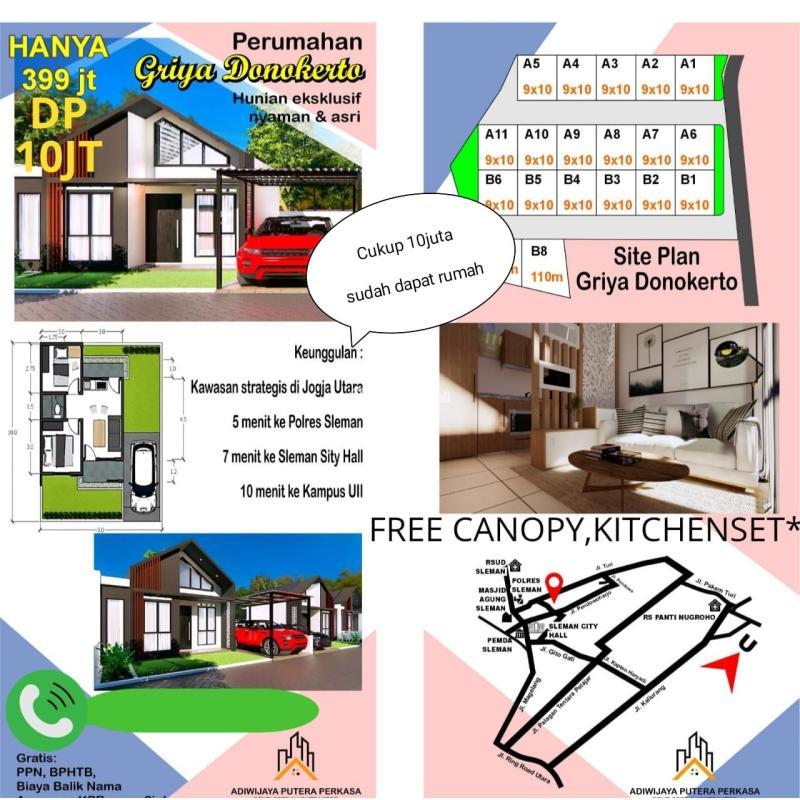Dijual Rumah 2KT 1KM SHM Paling Murah di Turi Sleman - Jogja