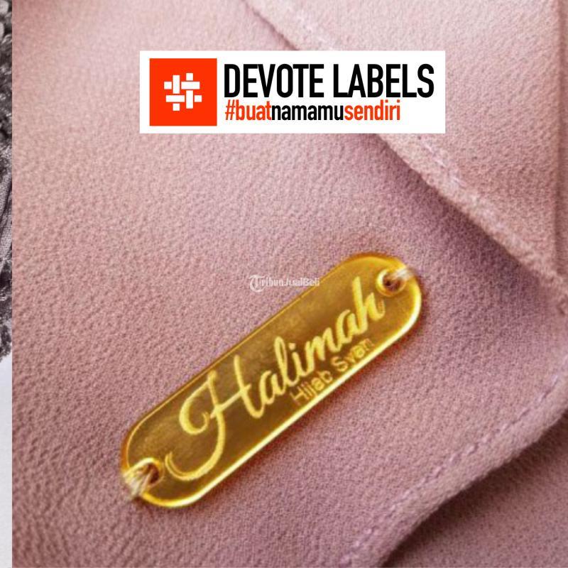 Cetak Label Pakaian Akrilik - Lamandau