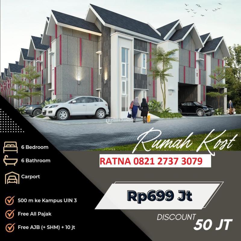 Dijual Rumah Kos Ruko 2 Lantai 6KT 6KM Depan Kampus Negeri Islam - Batu