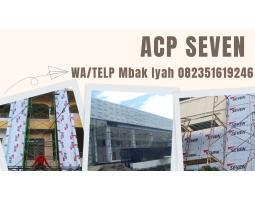 Pemasangan dan Material ACP Aluminium Composite Panel Merk Seven dan Marks - Barito Kuala