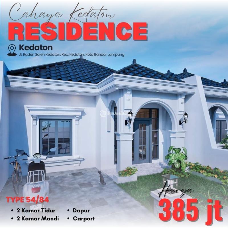 Dijual Rumah SHM 2KT 1KM Cahaya Kedaton Residance Di Kedaton Dekat Mall Bisa Kredit Syariah - Bandar Lampung