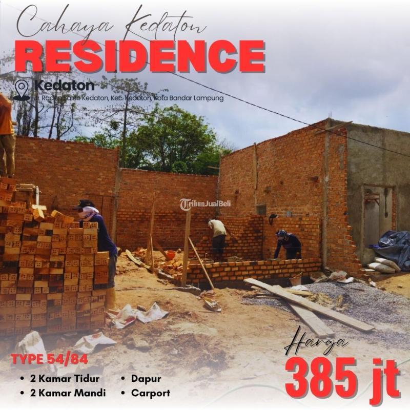 Dijual Rumah SHM 2KT 1KM Cahaya Kedaton Residance Di Kedaton Dekat Mall Bisa Kredit Syariah - Bandar Lampung