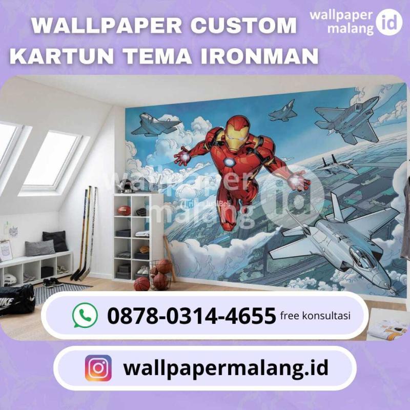 Wallpaper Custom Tema Kartun Ironman - Malang