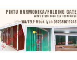 Pembuatan Pintu Besi Harmonika atau Folding Gate untuk Ruko atau Toko Kalimantan - Barito Kuala