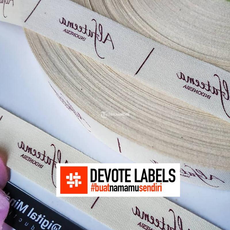 Produsen Cetak Label Tafeta Devote Cetak Labels - Katingan