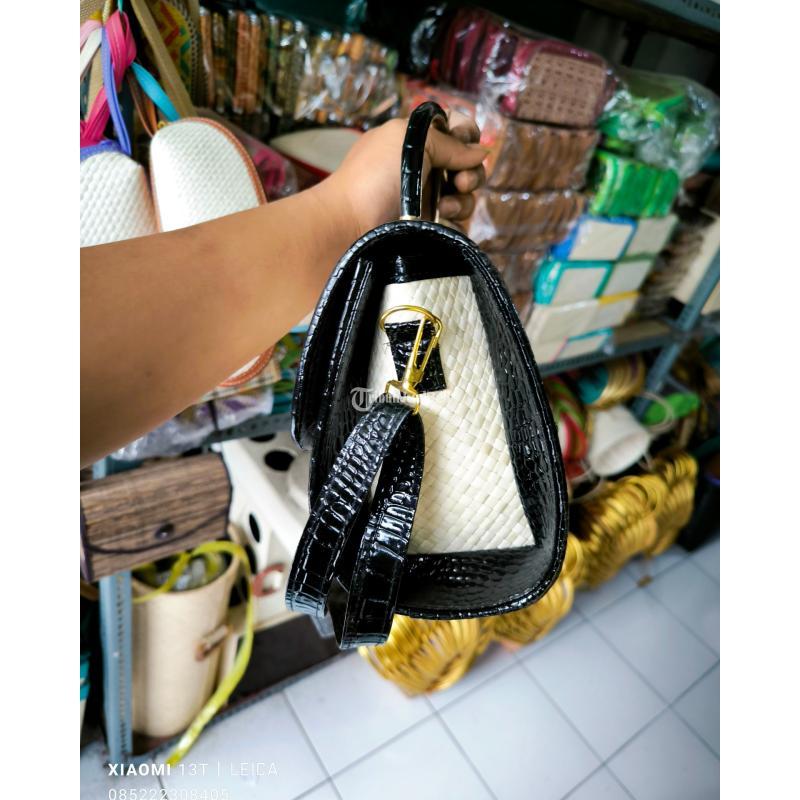 Tas Natal Pandan Anyaman Natural - Bandung 