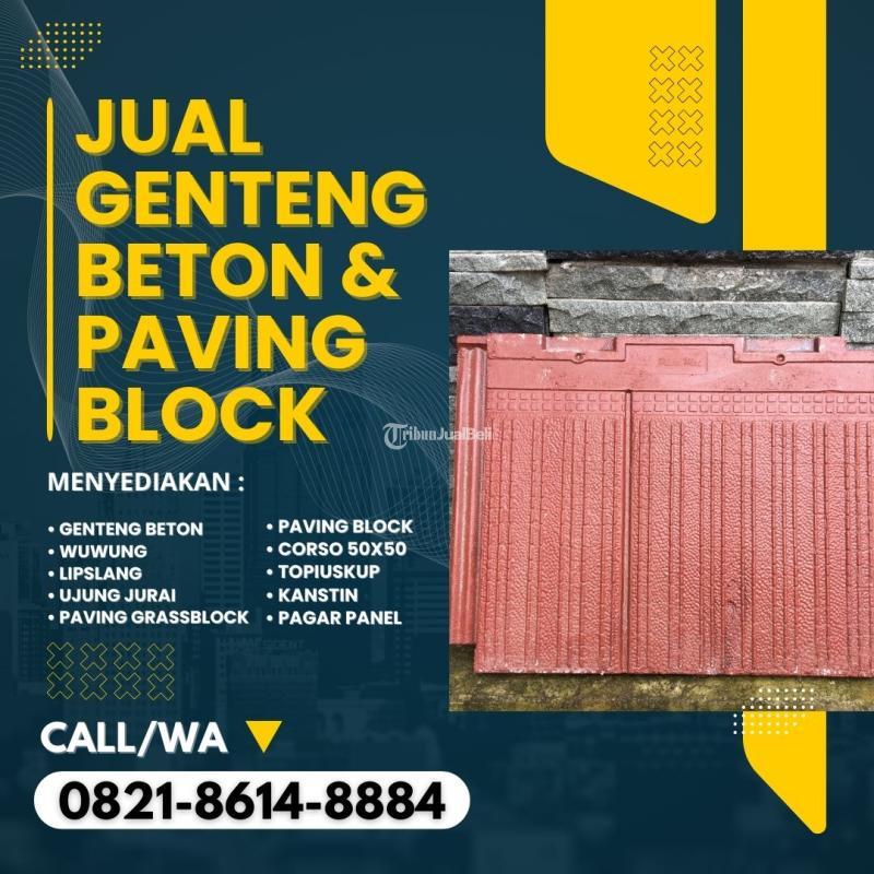 Promo Genteng Press Beton Pengiriman Aman - Malang 