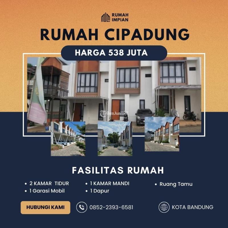Dijual Rumah Nuansa Villa 2KT 1KM SHM Suasana Damai dan Asri - Bandung Kota
