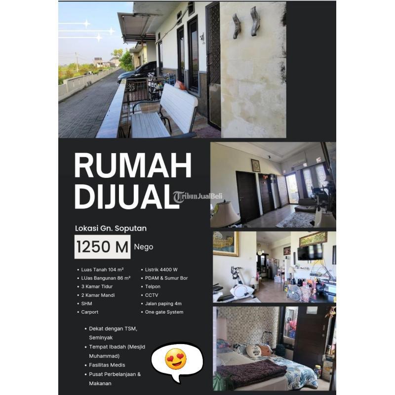 Jual Rumah Bekas Luas 104 m2 Di Gn Soputan Dkt Imam Bonjol Kunti Mahendradata Teuku Umar - Denpasar