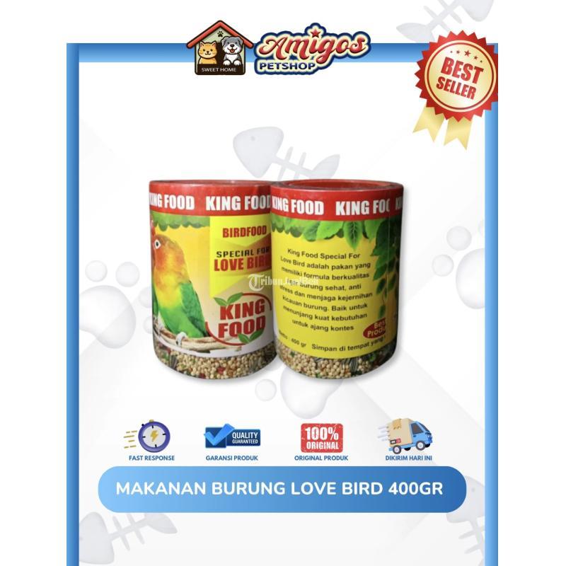 Makanan Burung Love Bird 400 Gr Amigos Petshop - Makassar 
