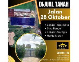 Dijual Tanah Luas 1320m2 SHM Jalan 28 Oktober - Kota Pontianak