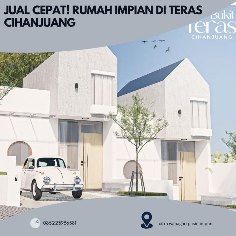 Dijual Rumah Hunian Nyaman 3KT 1KM Konsep Modern Minimalis Strategis - Bandung Barat
