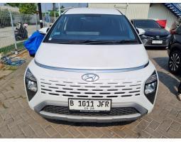 Hyundai Stargazer 2023 Bekas Trend 7 Seater IVT Captain Seat Plat Ganjil Warna Putih - Jakarta Barat