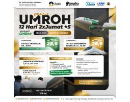 Umroh Hemat Spesial 2x Jumat 12 Hari Start Solo Direct Jeddah - Solo