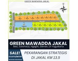 Dijual Tanah Pekarangan Istimewa Luas 120m2 SHM Startegis Di Jakal Km 13.5 Sleman - Jogja