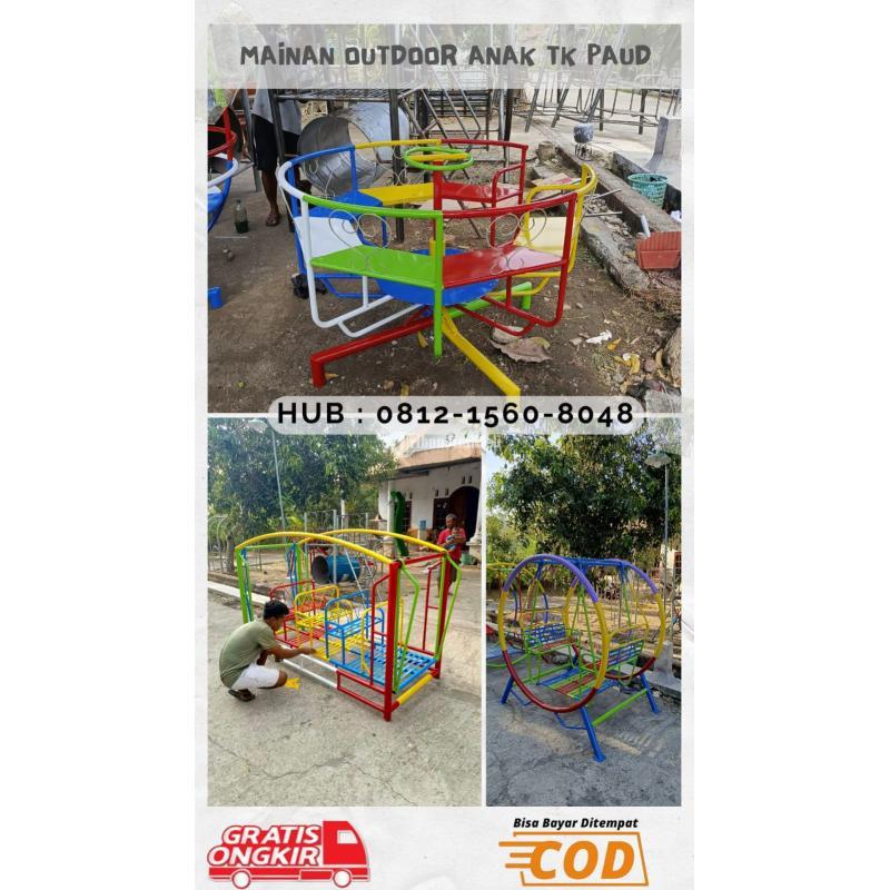 Playground Mainan Ayunan Kereta di Kragan Bayar COD Free Ongkir - Rembang