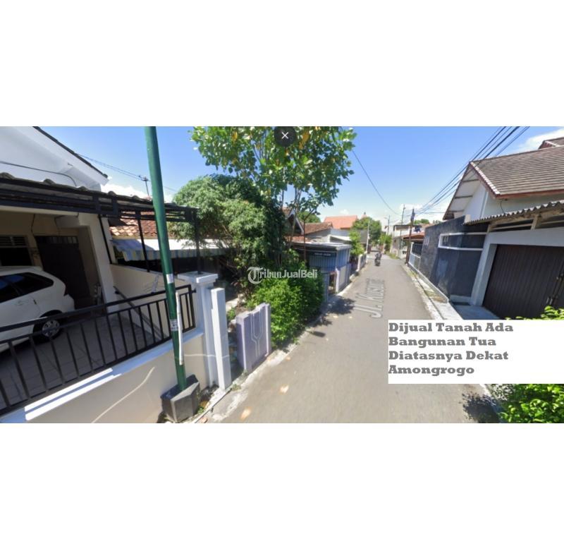 Jual Tanah Ada Bangunan Tua Diatasnya Luas 210 m2 Dekat Amongrogo - Sleman