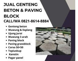 Inovasi Taman Modern dengan Paving Block Lubang - Malang 