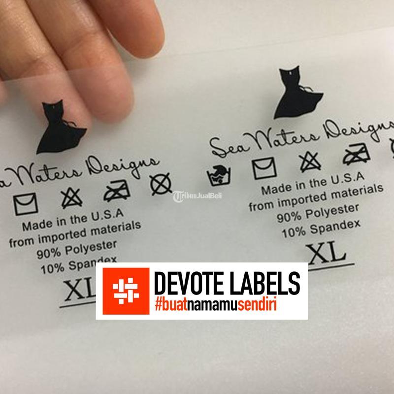 Cetak Label Baju Satin Juragan Cetak Labels.com - Kotawaringin Barat