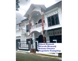 Jual Rumah Mewah Menarik Baru Tipe 250 Dalam Cluster Nogotirto Gamping - Sleman