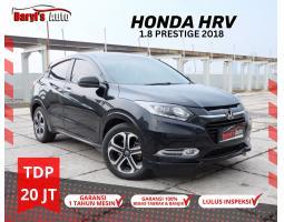 Mobil Honda HRV 1.8 Prestige 2018 Bekas Mulus Antik Warna Hitam Kredit TDP 20 Juta - Jakarta Utara