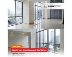 Disewakan Apartemen Second Good Deal 4 Bedroom Signature di Apartment Anandamaya Residence - Jakarta Pusat