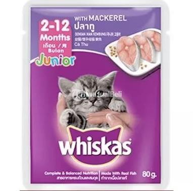 Whiskas Wet Junior Mackarel 80 gr - Makassar