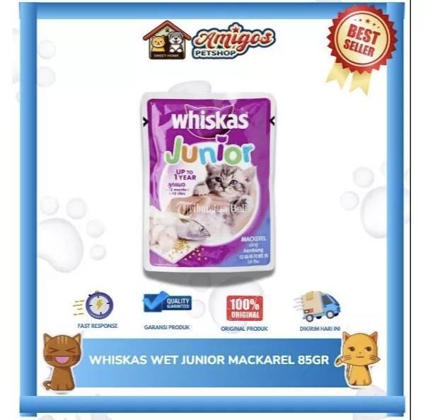 Whiskas Wet Junior Mackarel 80 gr - Makassar