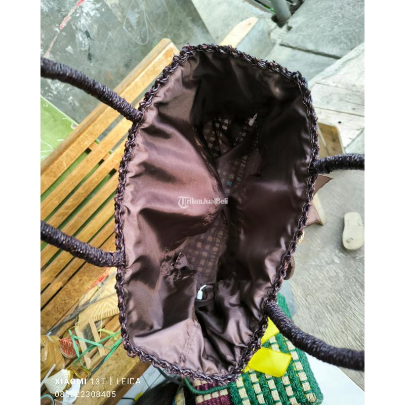 Seagrass Bag Coklat - Tasikmalaya