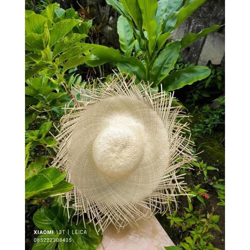 Straw Hat Natural - Tasikmalaya