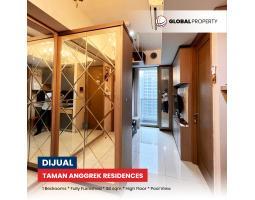 Dijual Apartemen Fully Furnished, Taman Anggrek Residences, 1 Bedroom, Pool View, High Floor - Jakarta Barat