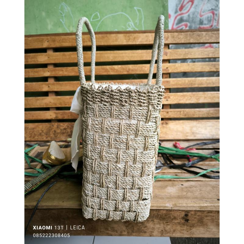 Beach Bag Natural Pandan - Tasikmalaya