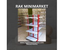 Rak Minimarket Terpercaya Logam Minimarket - Puncak Jaya