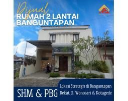 Dijual Promo Rumah 2 Lantai di Banguntapan Strategis Dekat Jl Wonosari Potorono SHM - Bantul