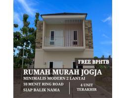 Free BPHTB Dijual Rumah Murah 2 Lantai Tipe 60 Dekat Jogja Kota Giwangan Kotagede Bs Kpr - Bantul