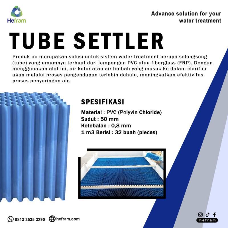 Supplier Tube Settler Ketebalan 0,8 mm - Surabaya