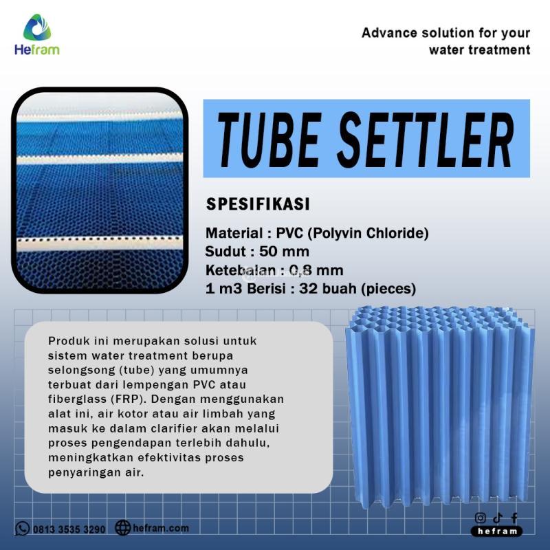 Lamella Tube Settler Clarifier - Surabaya 