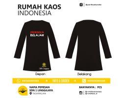 Tampil Stylish Desain Baju Kaos Tunik Bontojai, Desain Sablon Kaos Tunik - Bone