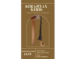 Keris Bali Keris Sampingan Keperluan Kehidupan - Maluku Tengah 