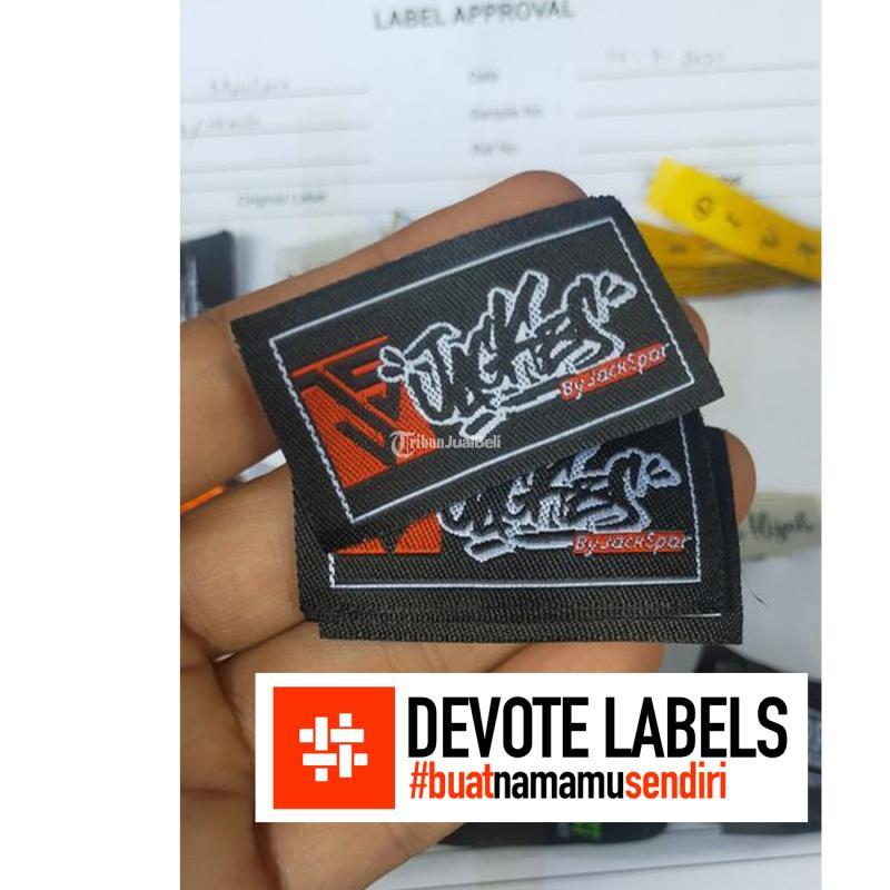 Percetakkan Label Woven Damask Tarempa PT. Devote Labelindo - Kepulauan Anambas