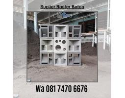 Roster Beton Motif Mewah di Temon - Kulon Progo