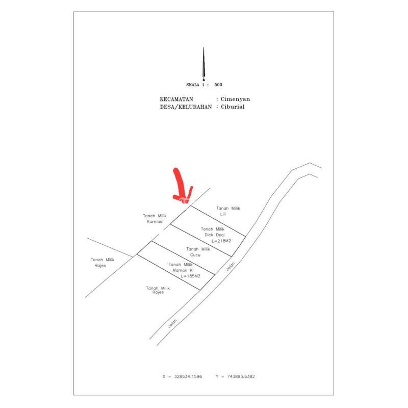 Dijual Termurah Tanah Luas 200 m2 Matang Siap Bangun Bukit Pakar Utara Dago - Bandung Kota